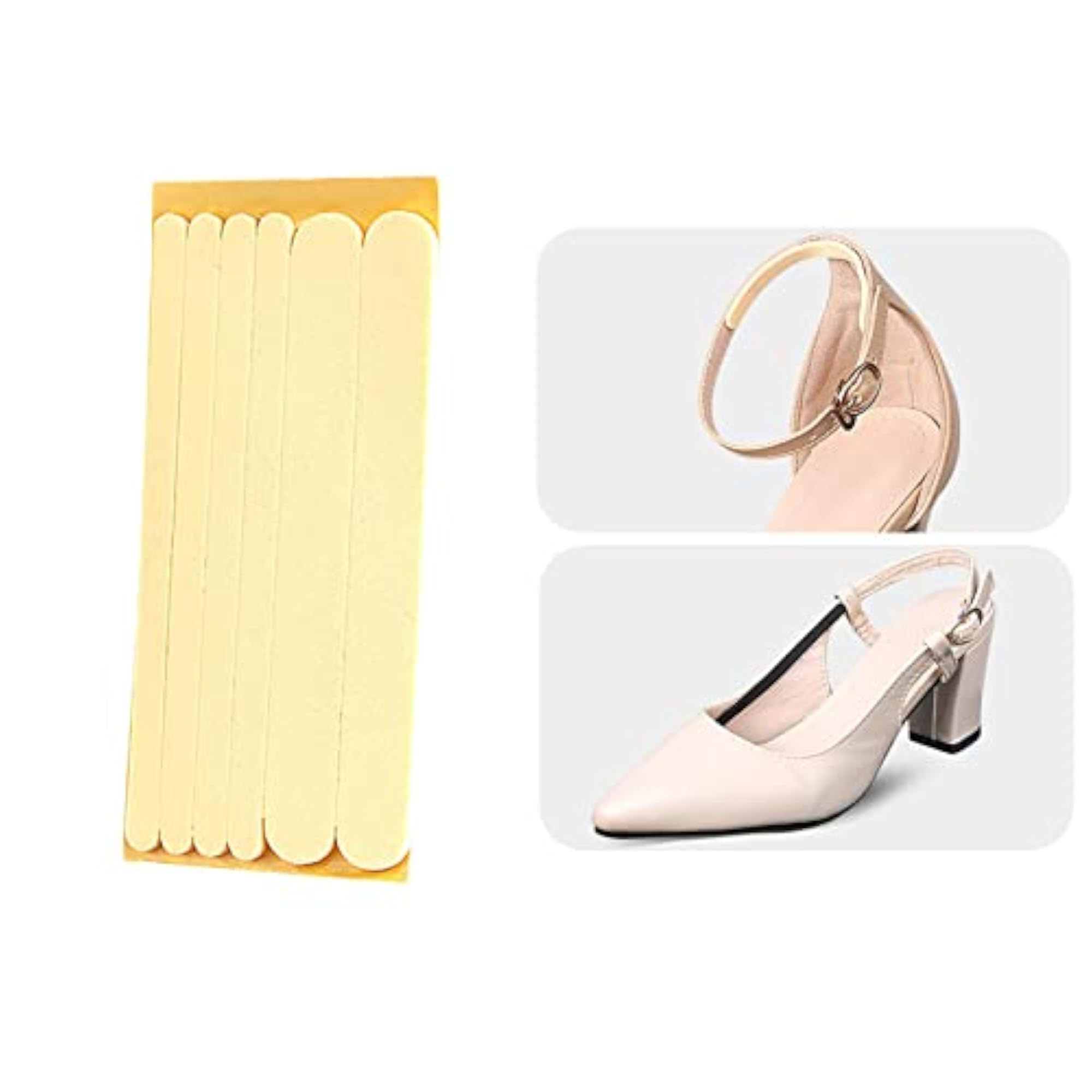 Anti Wear Heel Protector Shoe Insoles, Yellow